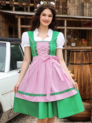 Yesfashion Dirndl w kolorze zielony