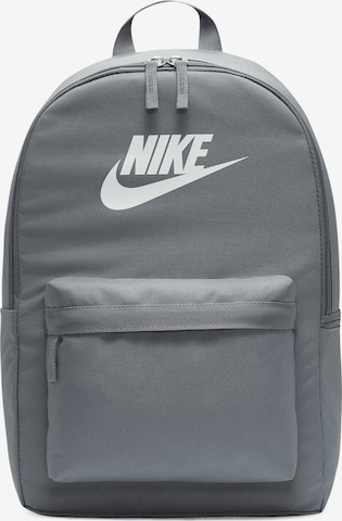 Zaino 'Heritage' di Nike Sportswear in grigio: frontale