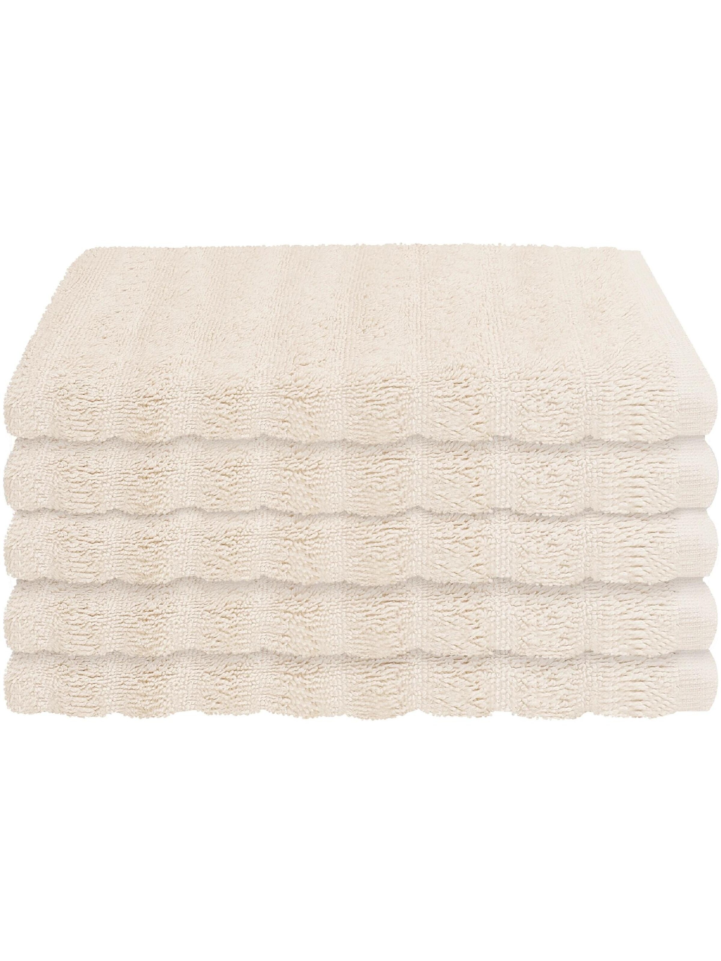 SCHIESSER Towel 'Gästetuchset Neapel' in Beige: front