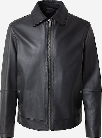 BOSSPrijelazna jakna 'Jogear' - crna boja: prednji dio