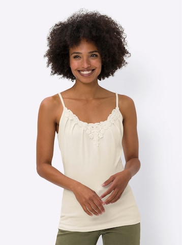 heine Top in Beige: voorkant