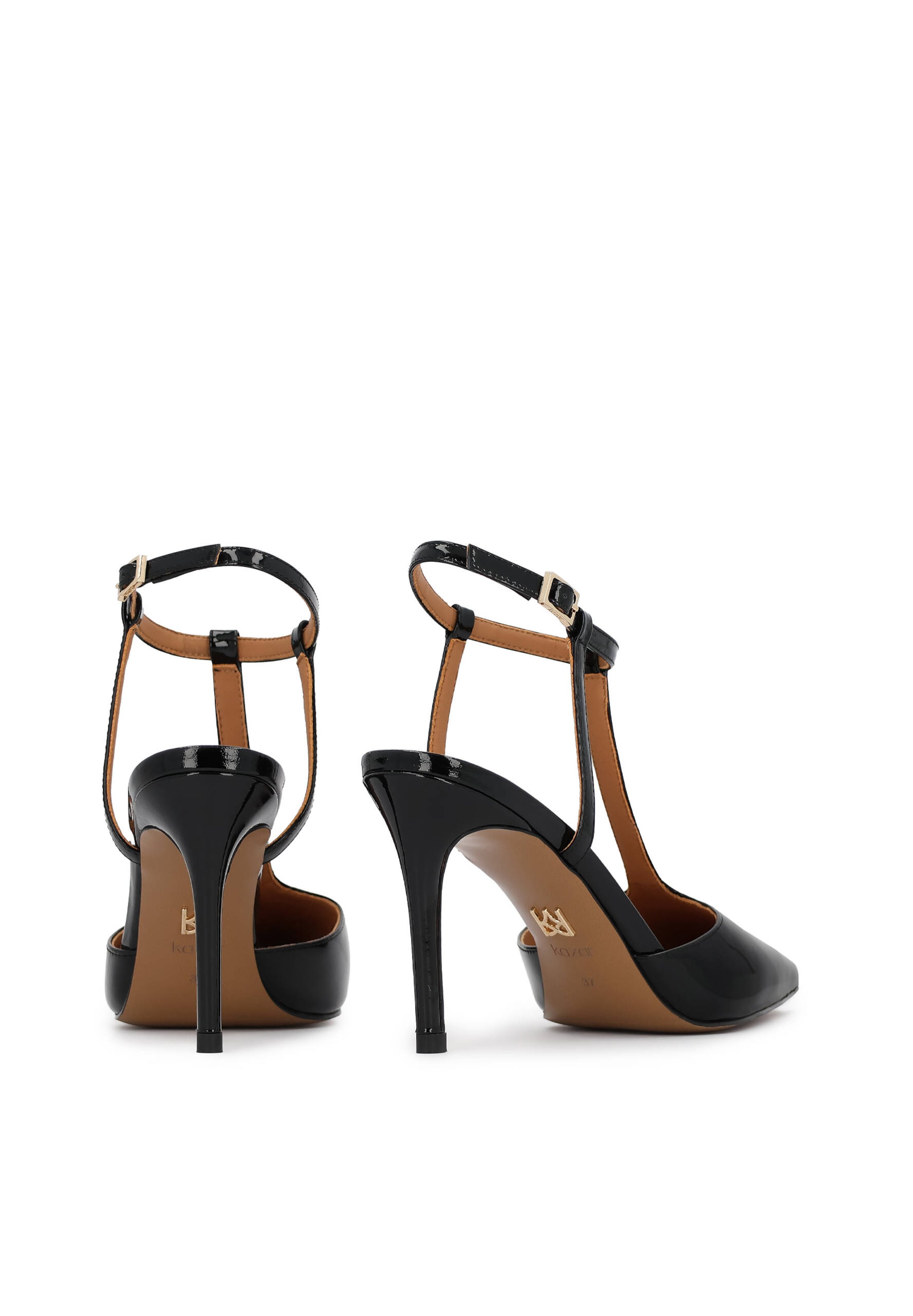 Décolleté sling di Kazar in nero