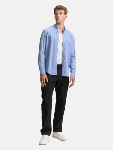 Coupe regular Chemise TOM TAILOR DENIM en bleu