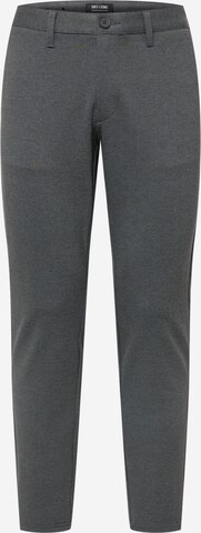 Coupe slim Pantalon 'MARK' Only & Sons en gris : devant