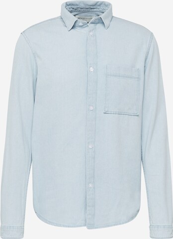 TOM TAILOR DENIM Comfort fit Button Up Shirt in Blue: front