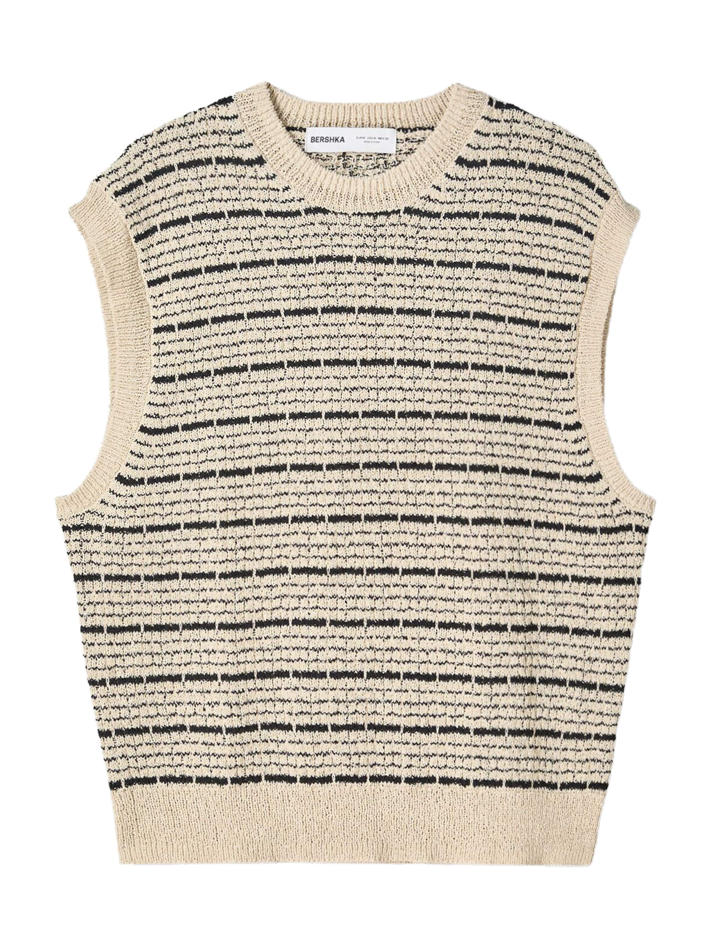 Bershka Ujjatlan pulóverek - bézs: elől