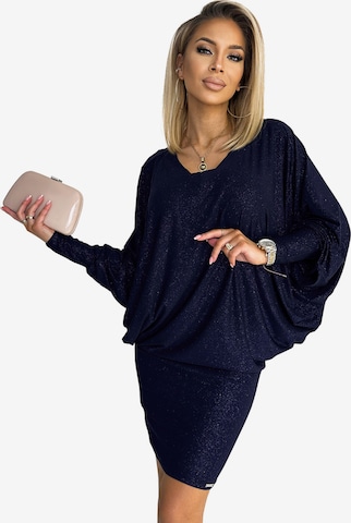 Numoco Evening Dress 'Fledermauskleid' in Blue: front