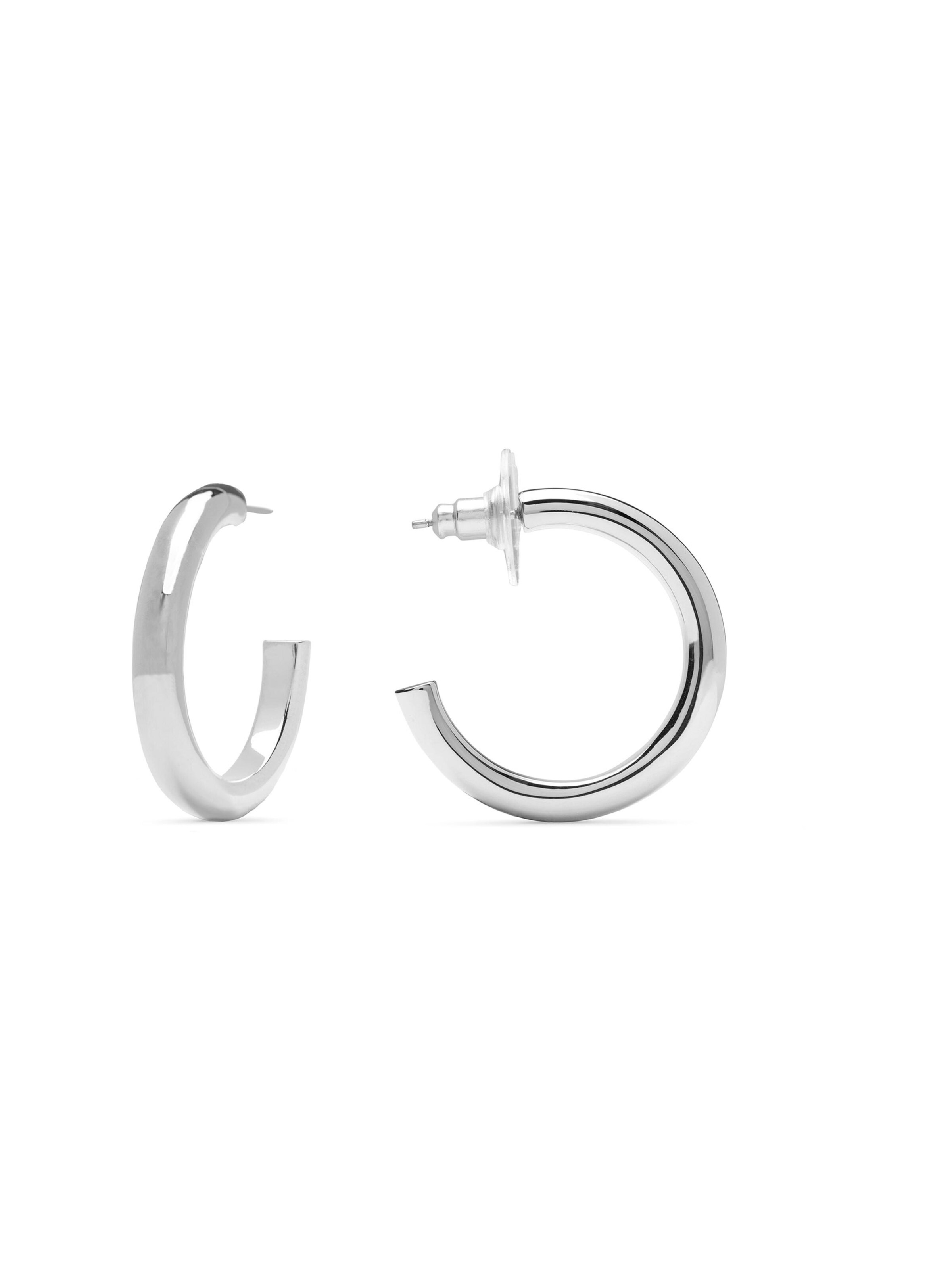 Luxenter - Pendientes 'Dancir' en plata: frente