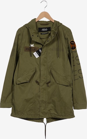 REPLAY Mantel XS-XXL in Grün: Vorderseite