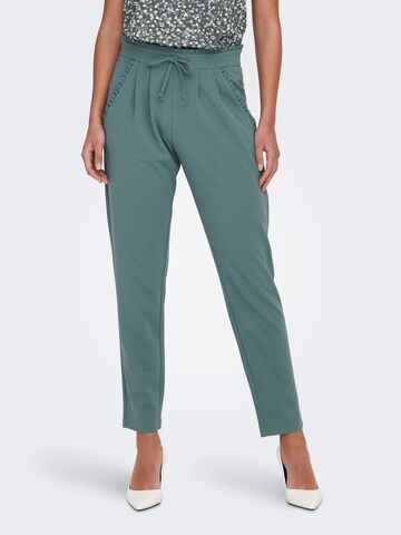 JDY Regular Pleat-front trousers 'Catia' in Green: front