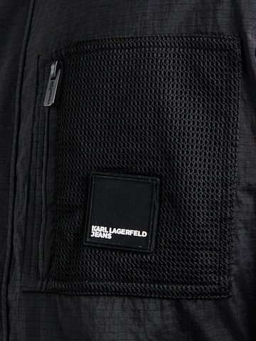 KARL LAGERFELD JEANS - Casaco meia-estação 'Utility' em preto