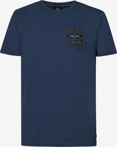 Petrol Industries T-shirt 'Palmetto' i ljusblå / petrol / mörkgrön / svart, Produktvy