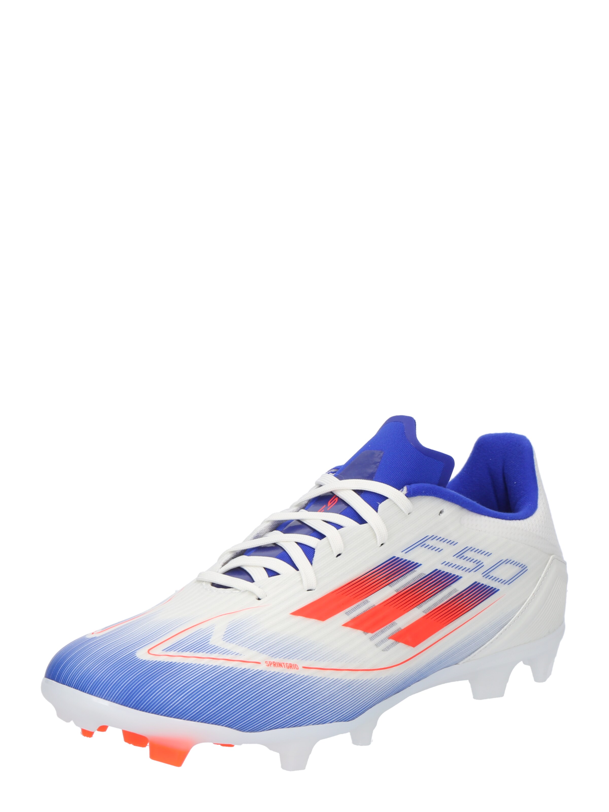 ADIDAS PERFORMANCE Jalkapallokengät 'F50 League' värissä valkoinen: etupuoli