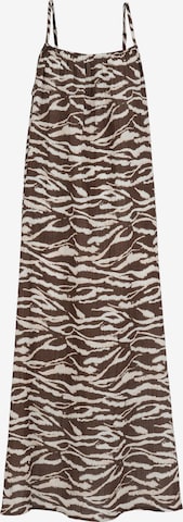 Cellbes of Sweden Strandkleid aus zerknitterter Baumwolle in Beige: Vorderseite