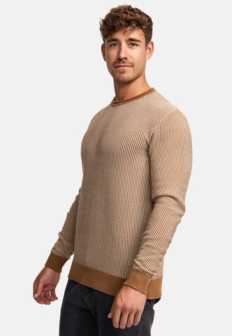 INDICODE JEANS Sweater ' League ' in Beige