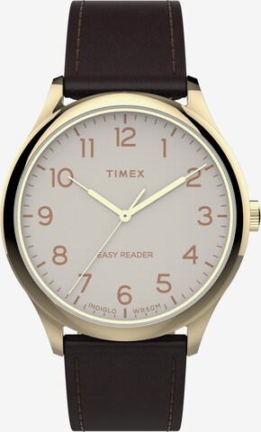 Montre à affichage analogique ' Easy Reader Gen 1 Essential Collection ' TIMEX en marron : devant