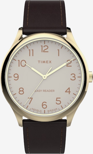 TIMEX Analogt ur ' Easy Reader Gen 1 Essential Collection ' i brun / guld, Produktvisning