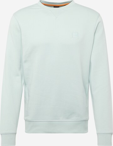 BOSS Sweatshirt 'Westart' in Green: front