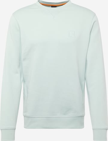 BOSS Orange Sweatshirt 'Westart' in Green: front