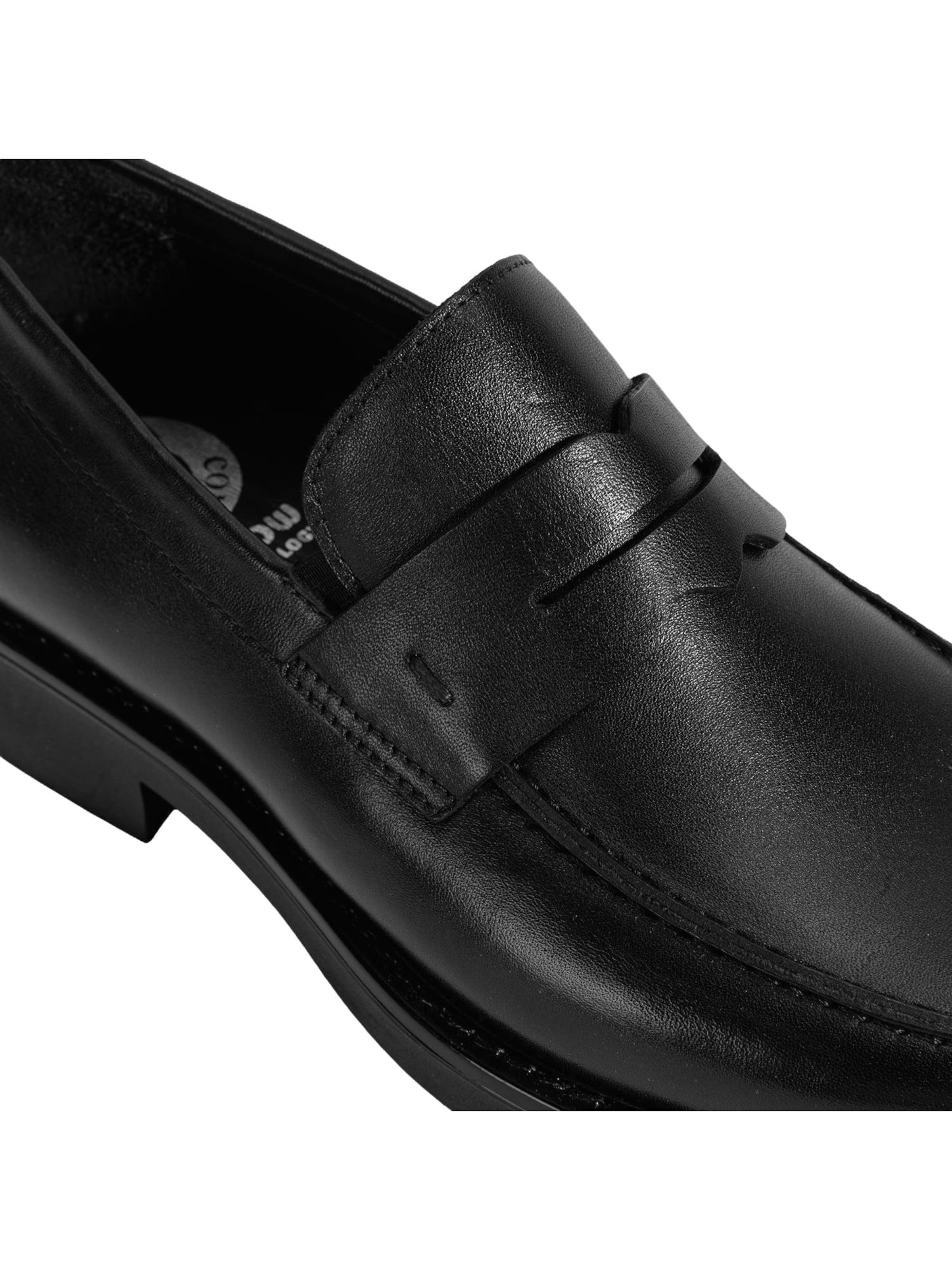 Desa Moccasin 'Slip-Ons' in Black