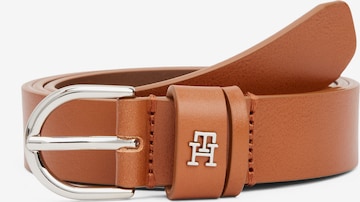 TOMMY HILFIGER Vyö 'ESSENTIAL EFFORTLESS' värissä ruskea: etupuoli