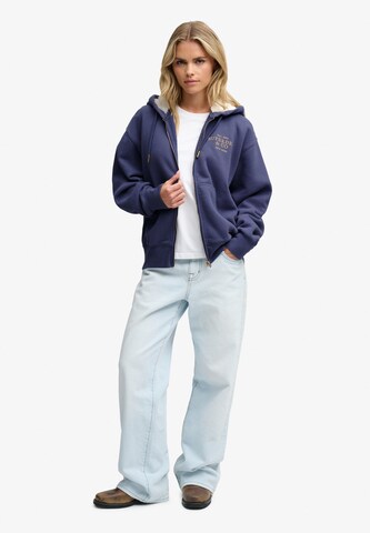 Superdry & Co Sweatjacke in Blau