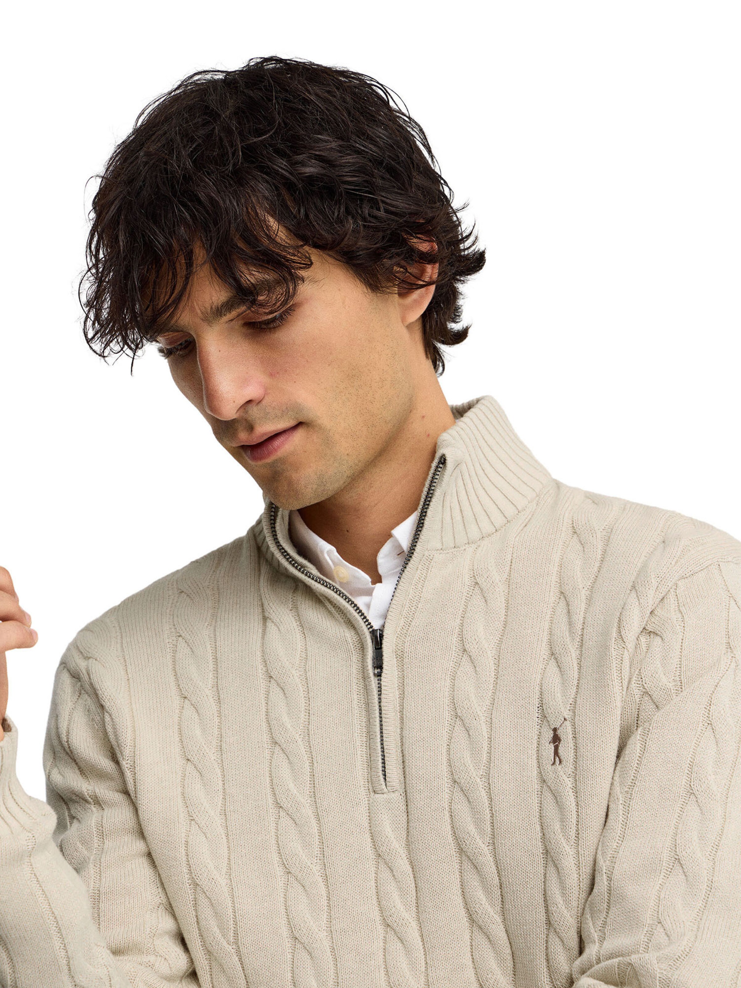 Polo Club Pullover ' RIGBY' in Beige