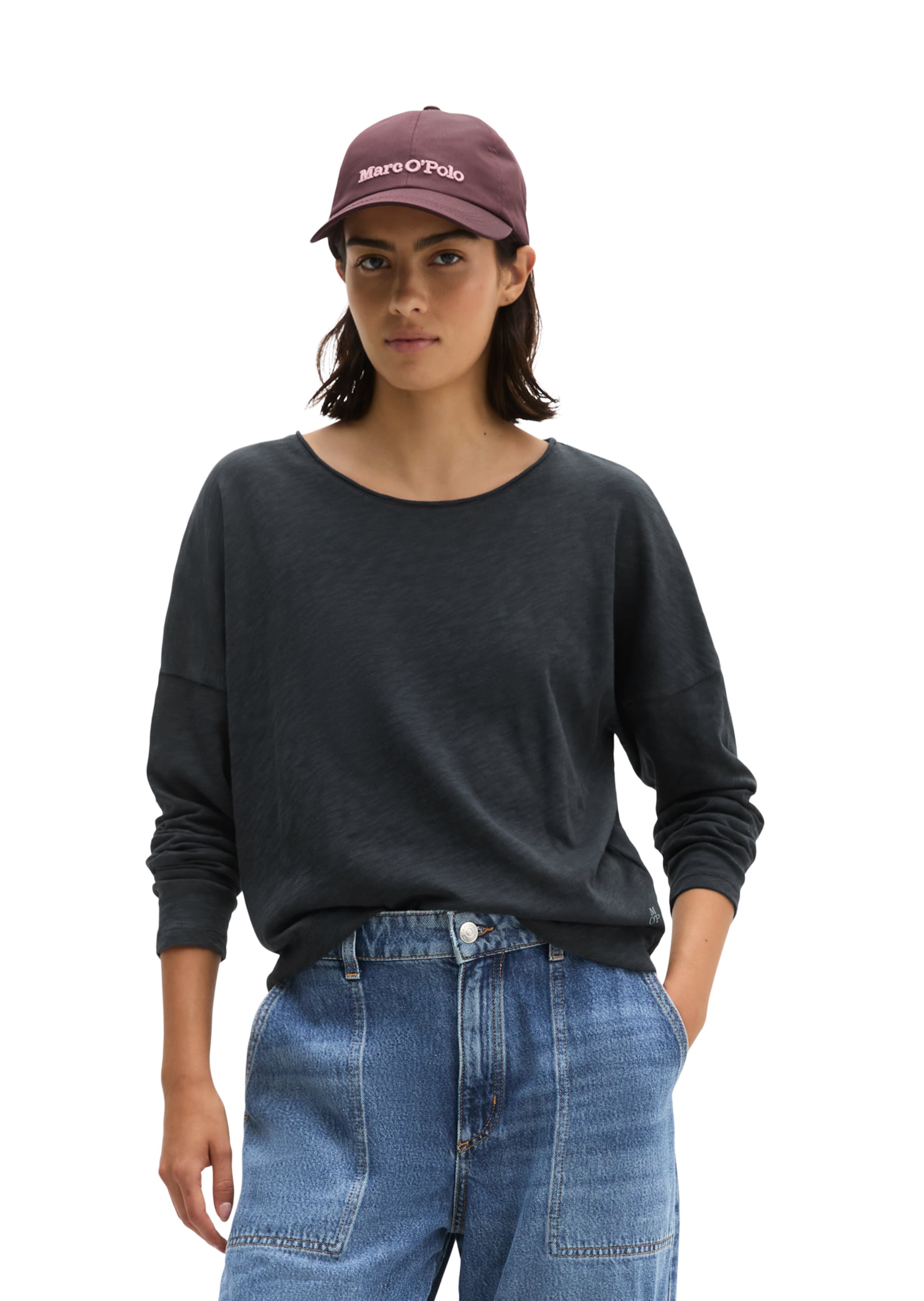 Marc O'Polo Shirt in Blauw: voorkant