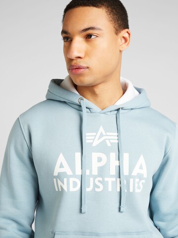 ALPHA INDUSTRIES Sweatshirt in Grau