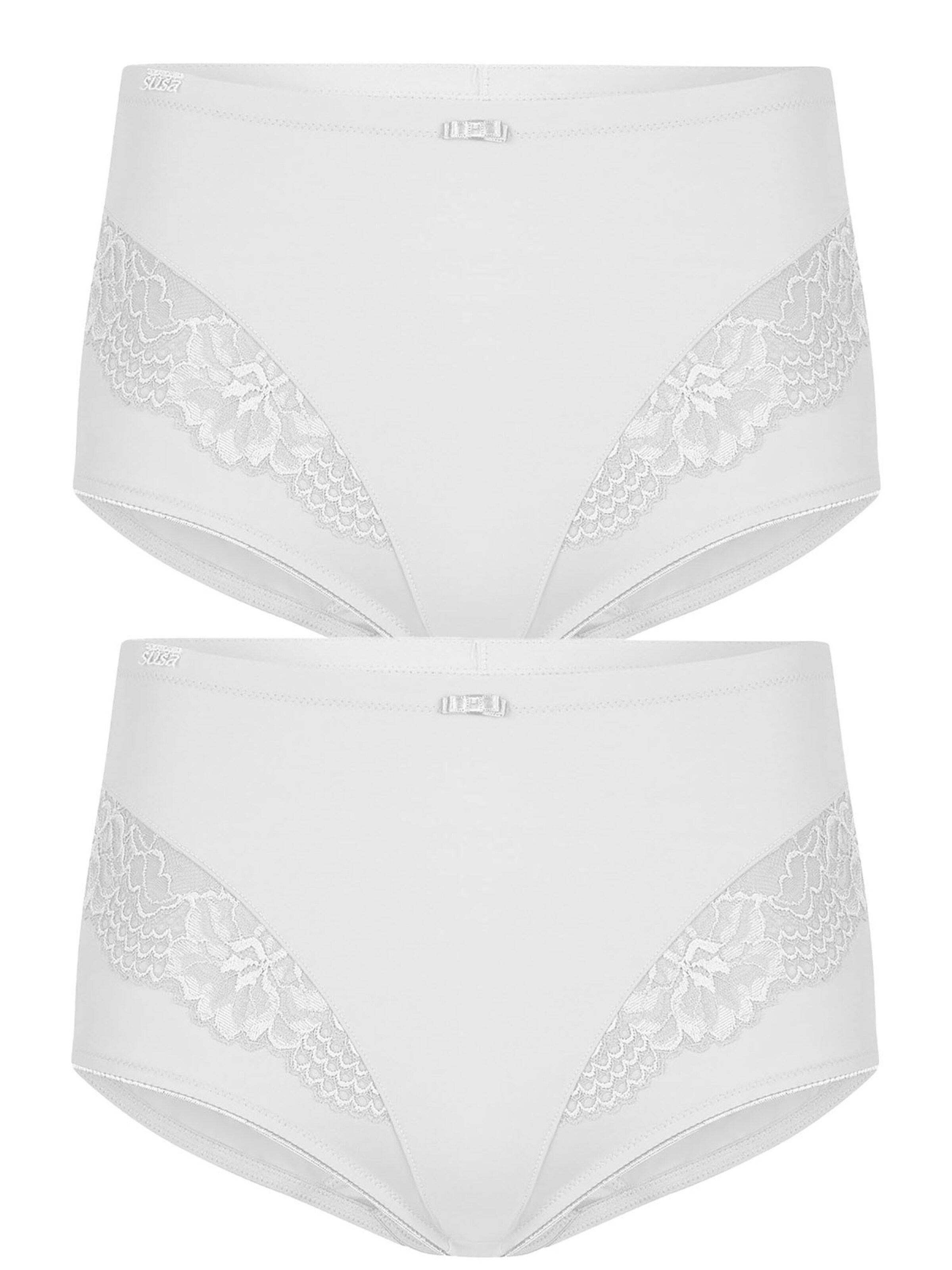 SUSA Shaping Pants 'London' in White: front