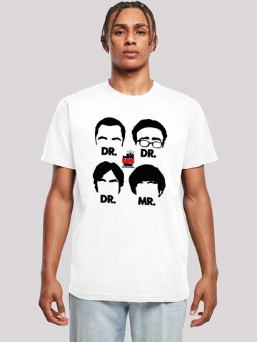 F4NT4STIC Shirt 'Theory Doctors And Mr' in White: front