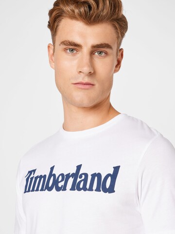 TIMBERLAND Regular fit T-shirt i vit