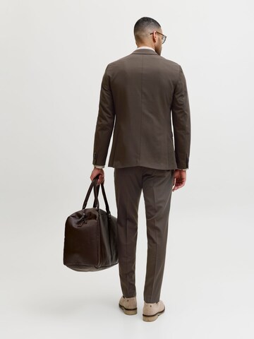 Jack & Jones Premium Slim fit Suit 'JPRFranco' in Brown