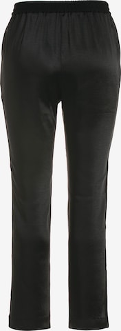 Regular Pantalon à plis Ulla Popken en noir