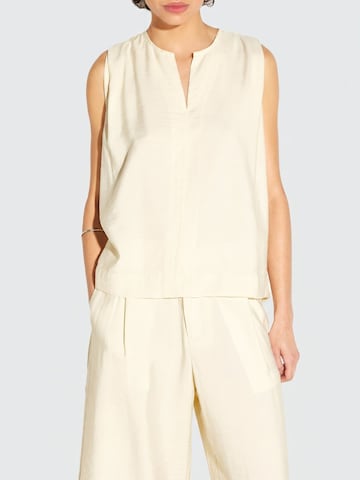 elvine Blouse 'STINE CLOUD CREAM' in Beige