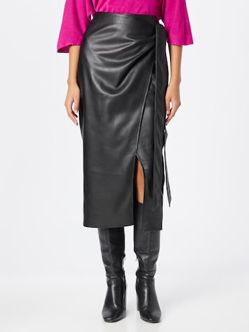 River Island Rok 'SARONG' in Zwart: voorkant