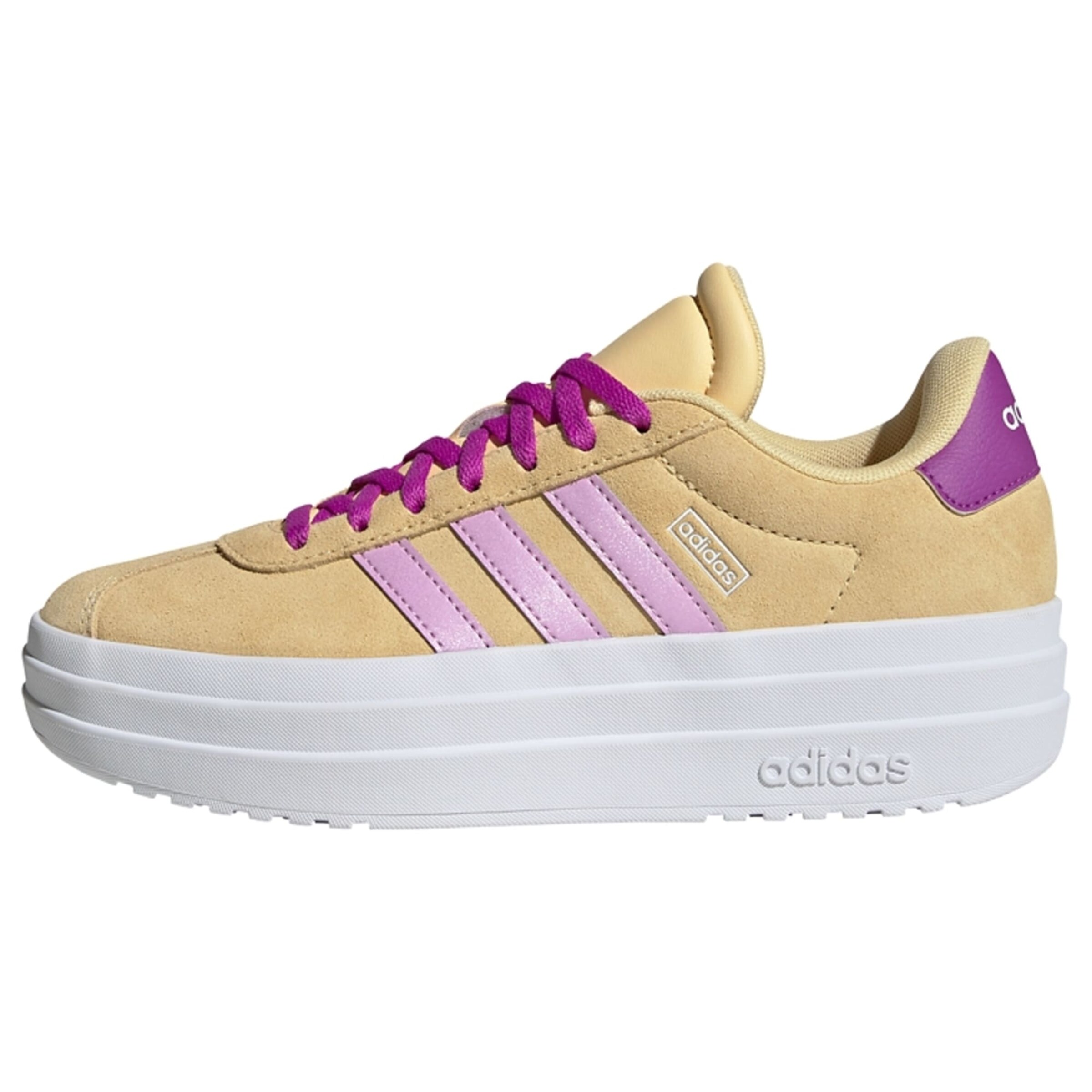 Scarpa sportiva 'VL Court Bold' di ADIDAS SPORTSWEAR in giallo: frontale