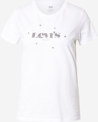 LEVI'S Tričko 'The Perfect' - strieborná / biela, Produkt