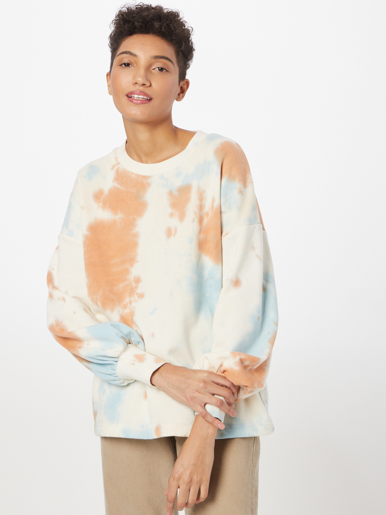 Donna Abbigliamento ROXY Sweatshirt KINDRED SOULS in Bianco Lana 