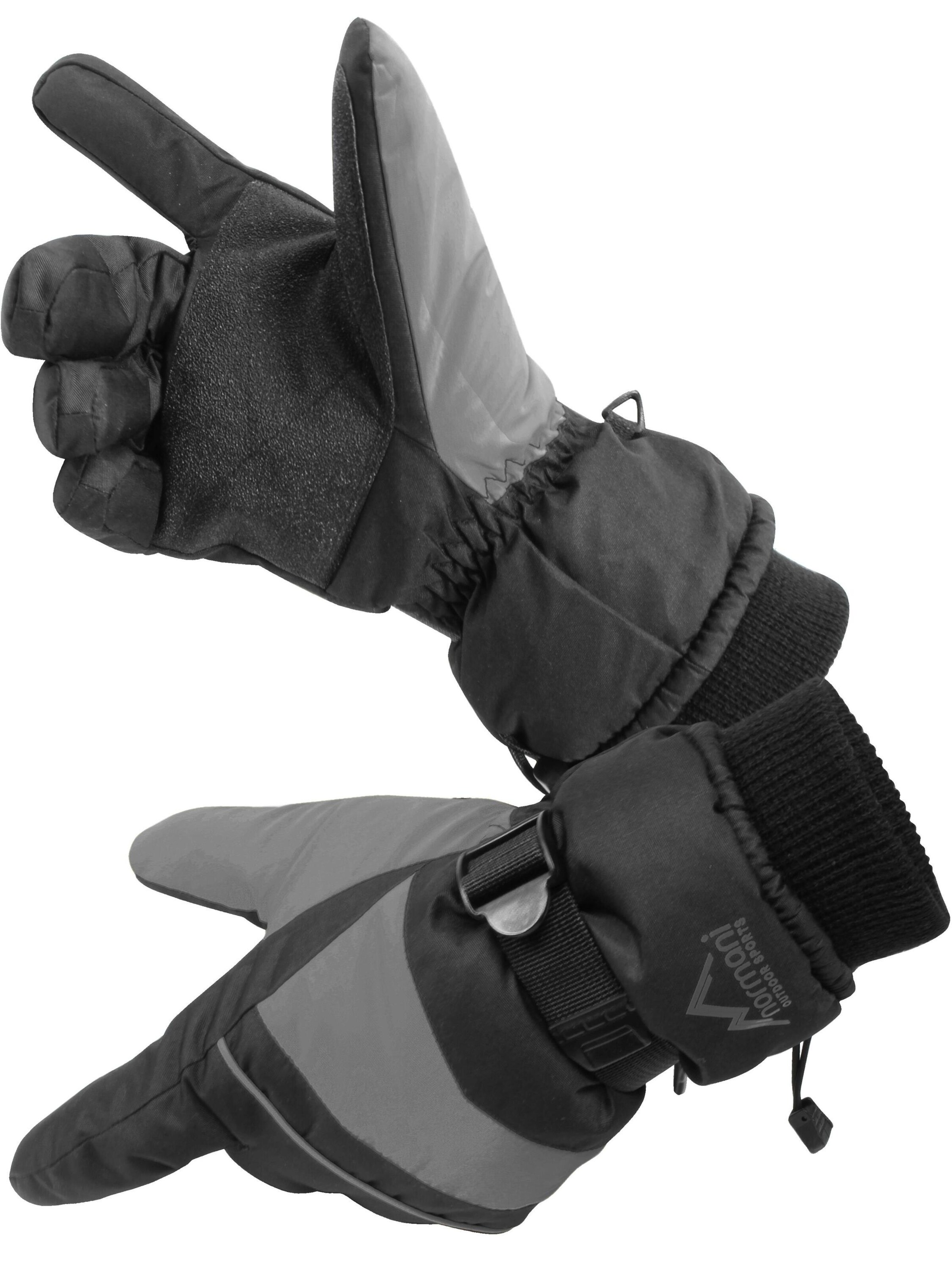 normani Handschuhe 'Snowguard ProTect II' in Grau