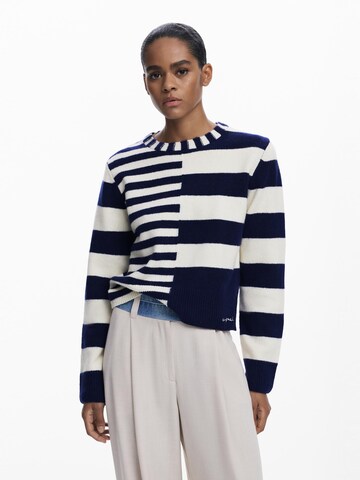 Desigual Pullover in Blau: Vorderseite