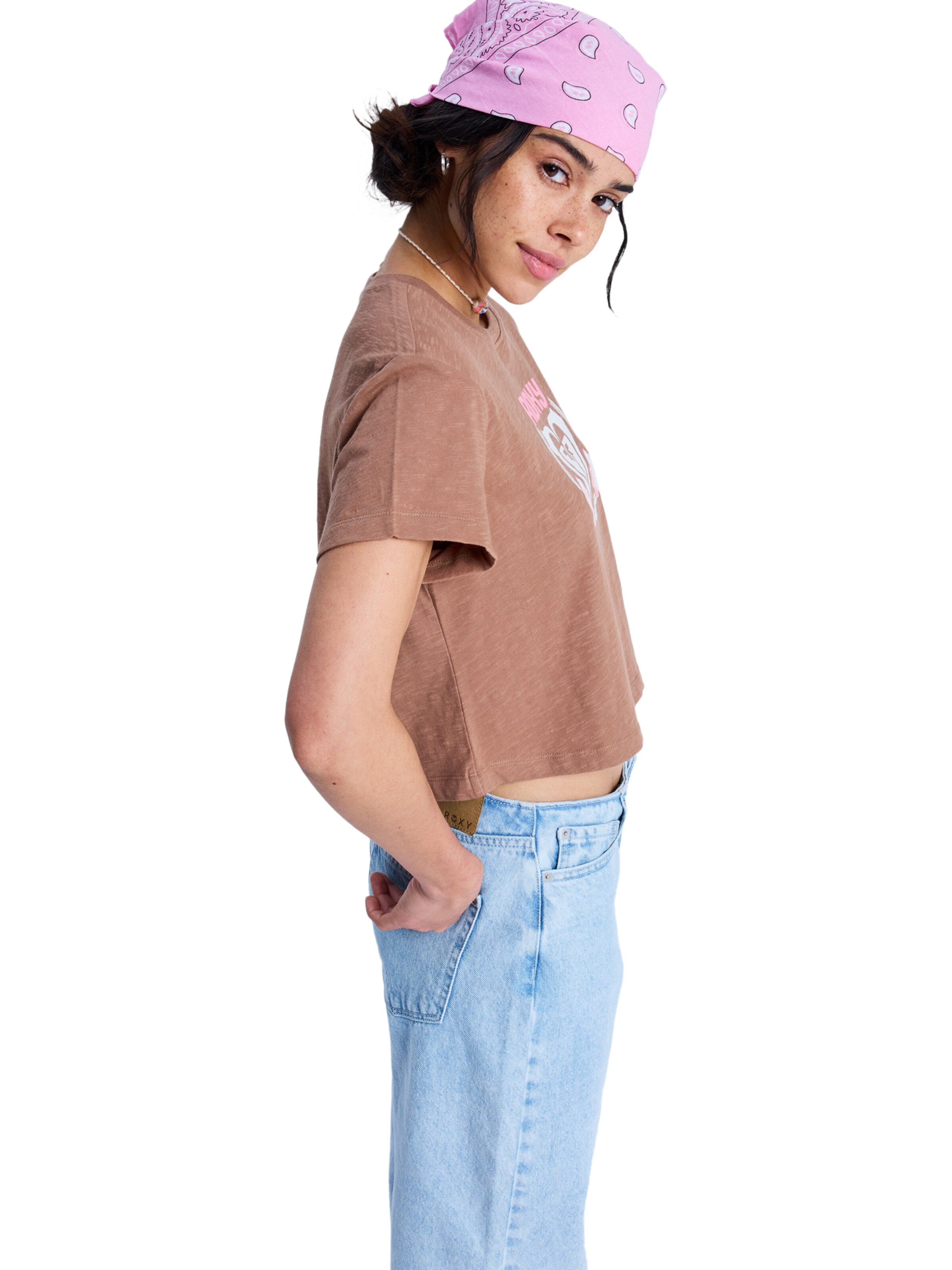 Tricou 'Endless Weekends' de la ROXY pe maro