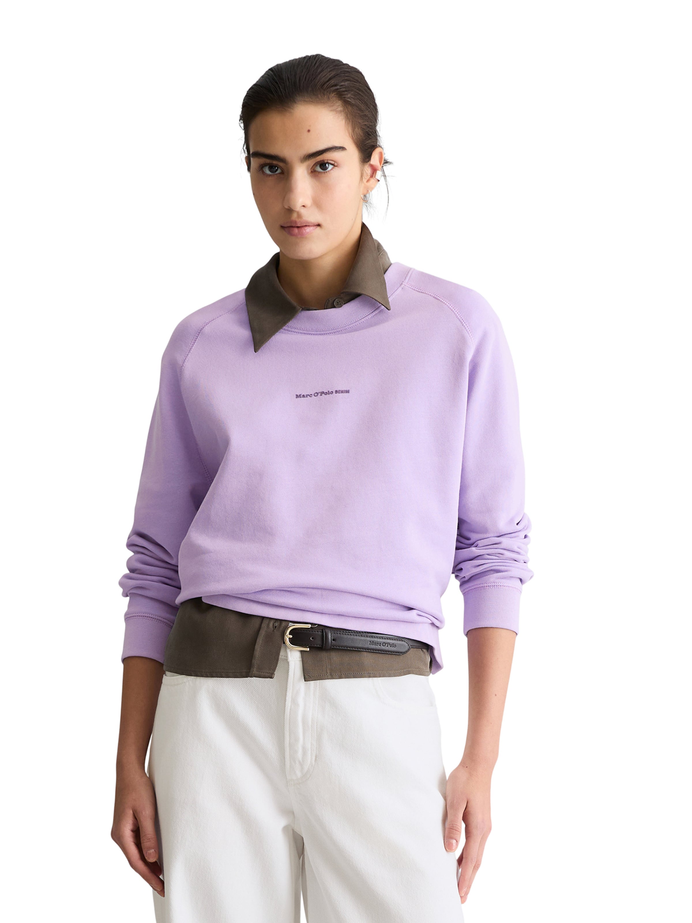 Marc O'Polo DENIM Суичър в лилав: отпред