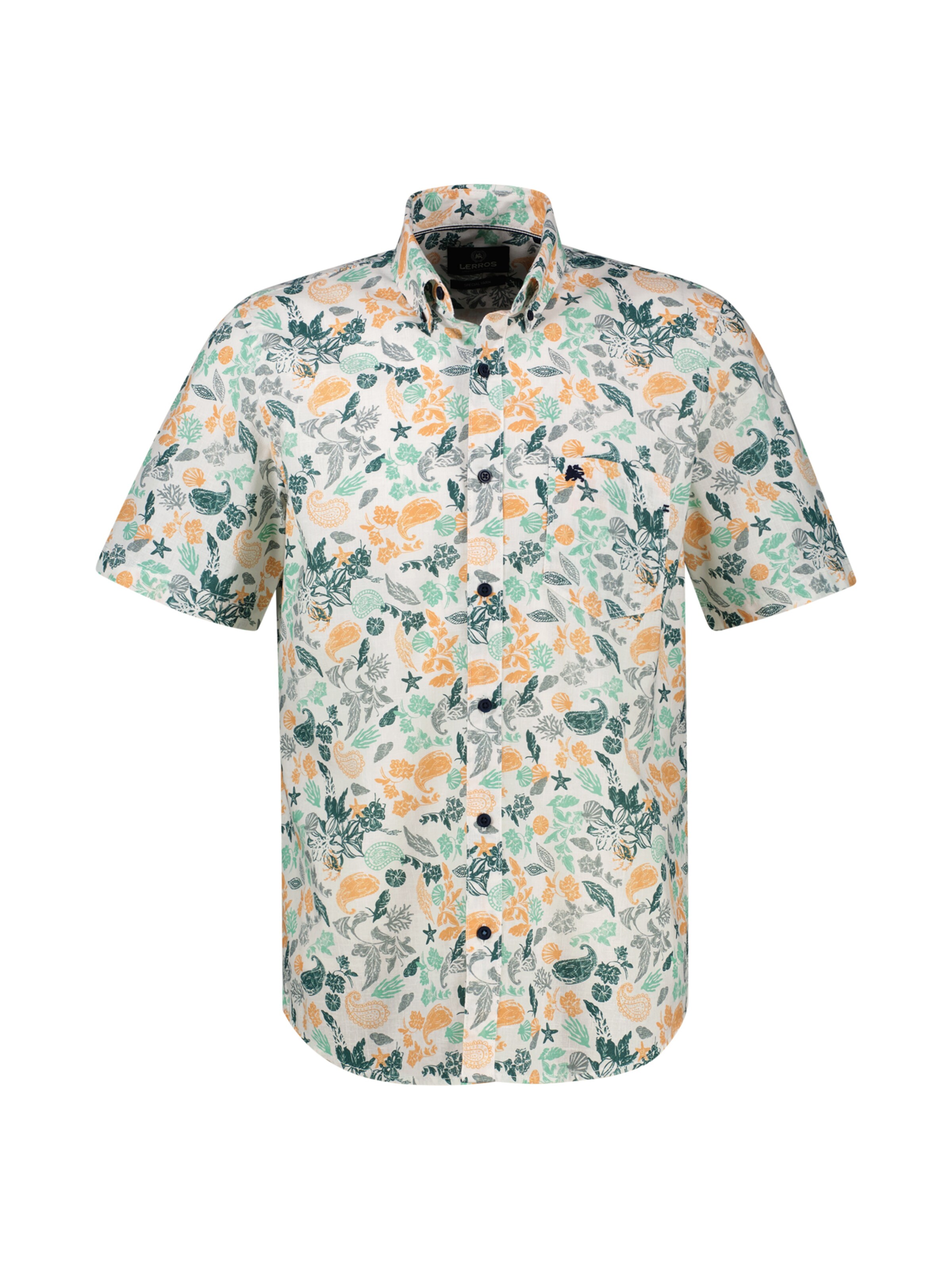 LERROS Button Up Shirt in Orange, Item view