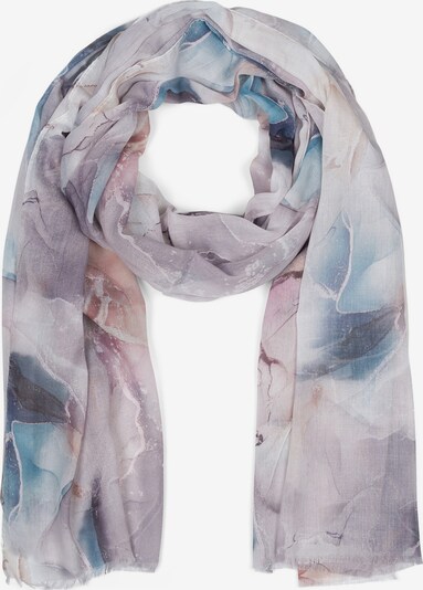 styleBREAKER Schal 'Leichter Schal mit Marmor Muster' in One Size in grau, Produktansicht