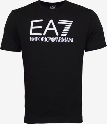 T-Shirt EA7 Emporio Armani en noir : devant