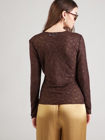 VILA Blouse 'VIFay' in Brown