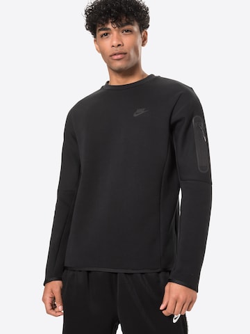 Nike Sportswear Sweatshirt in Black: front