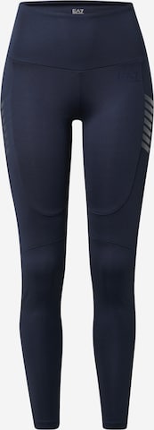 Skinny Pantalon EA7 Emporio Armani en bleu : devant