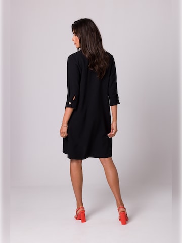 BeWear - Vestido camisero en negro
